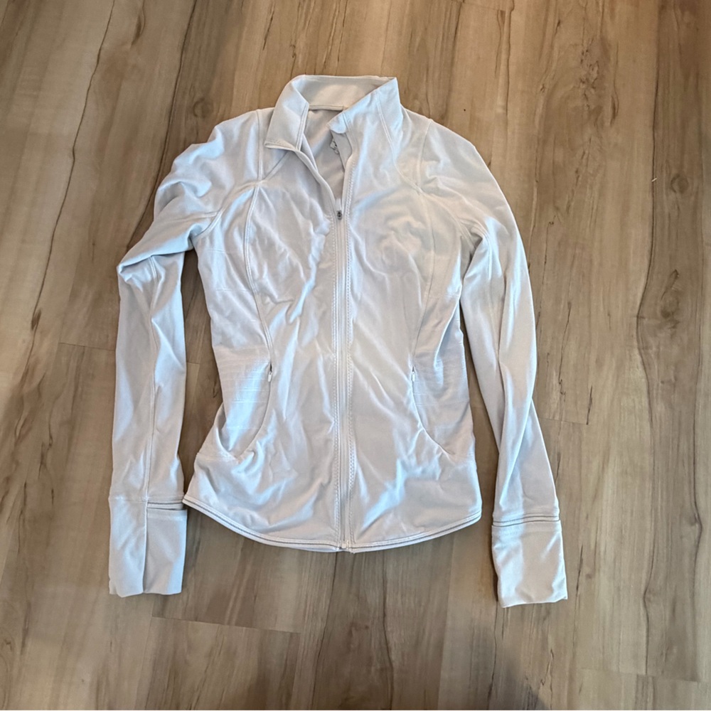 lululemon athletica White Full-Zip Athletic Jacket